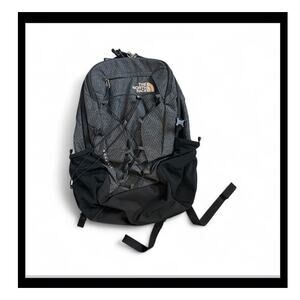 The North Face Borealis Backpack Gray and Rose Gold Hardware